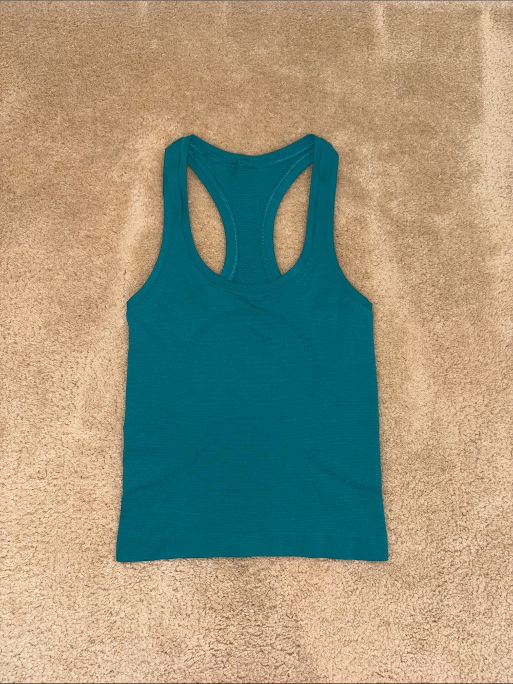 Lululemon Swiftly Tech Waist Length Tank in Hawaiian Blue Size 0